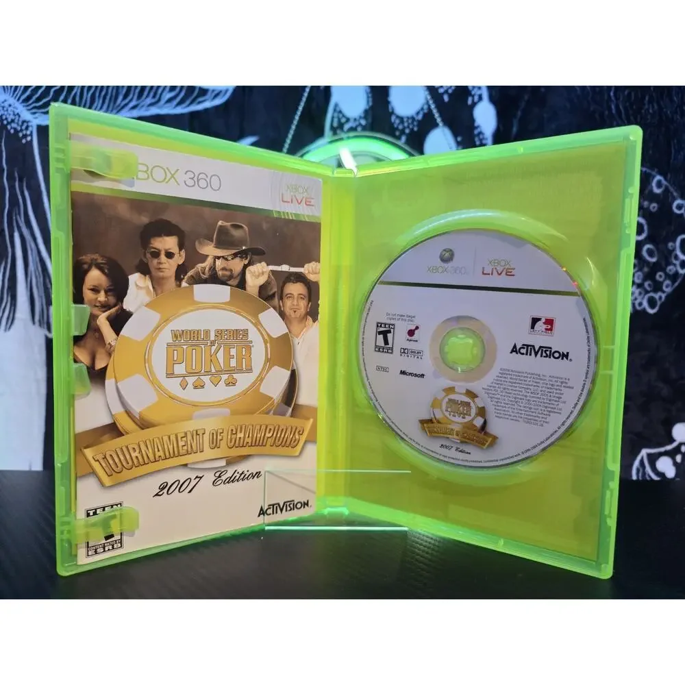 Microsoft Xbox 360 World Series Of Poker Tournament Of Champions Edition 2007